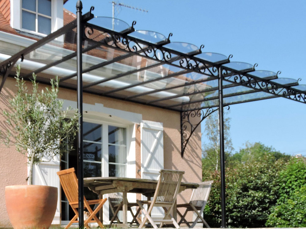 Pergola en fer forgé – Réf SCT
