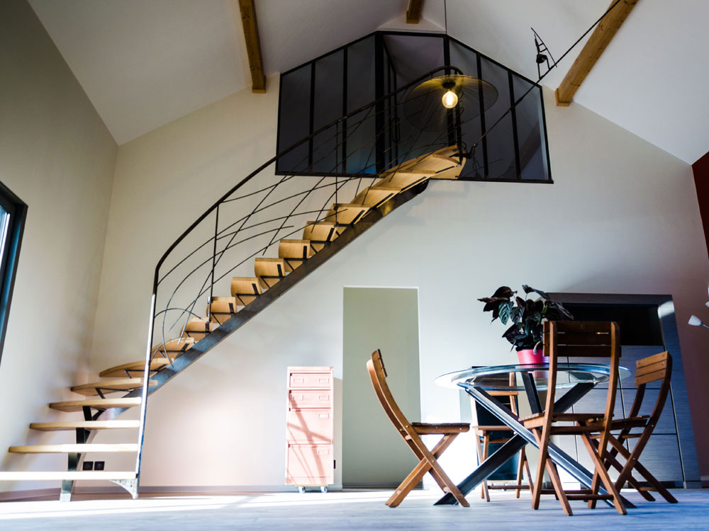 Un escalier unique pour augmentez la valeur de votre maison