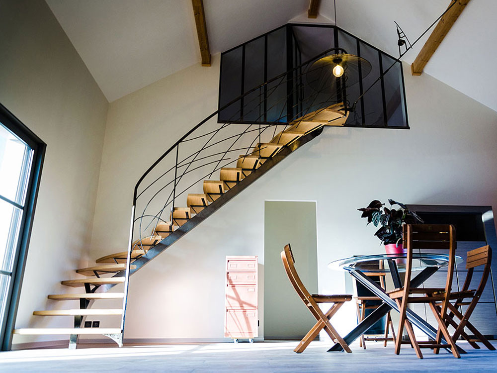 Escalier acier – Réf RNT