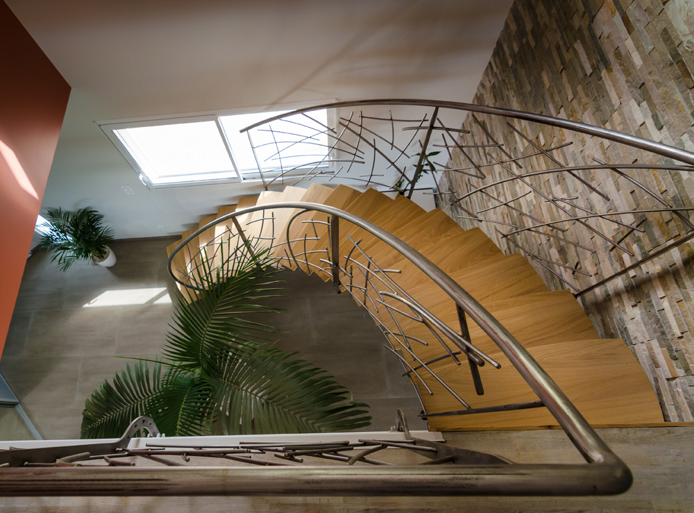 Escalier à limon central – Réf PLS
